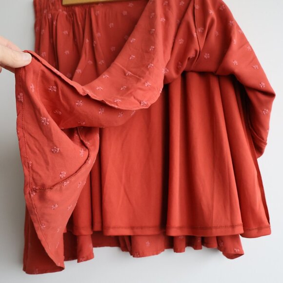 Dark orange Torrid high waisted A-Line Skirt - Size 0 - NWT - Picture 10 of 12